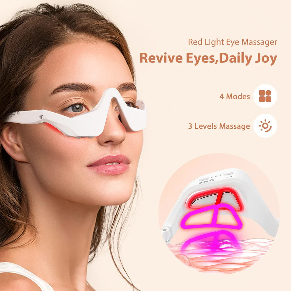 LumiEyes 3D Eye Massager – Relieve Eye Fatigue, Reduce Dark Circles, Smooth Fine Lines & Rejuvenate Tired Eyes